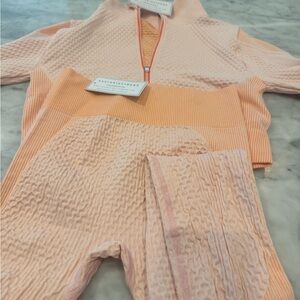 Cute peach workout set size M
